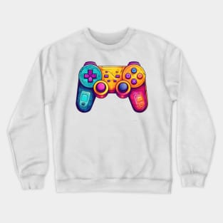 Retro 90s Gamepad Crewneck Sweatshirt